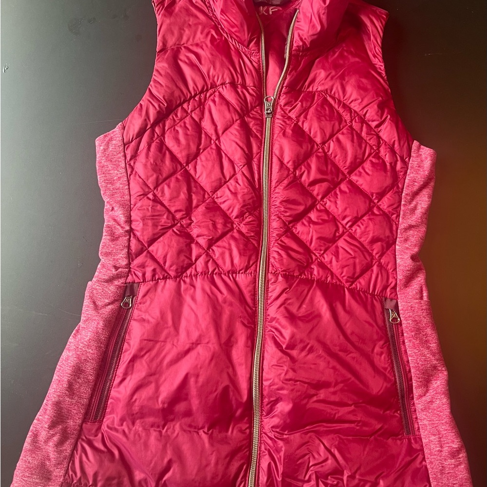 Lululemon Athletica Red Quilted Vest